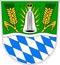 Coat of arms of Straubing-Bogen in Lower Bavaria, Germany