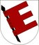 Coat of arms of Tubingen in Baden-Wuerttemberg, Germany