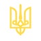Coat of arms of Ukraine yellow icon