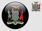 Coat of arms of Zambia vector illustration on a transparent background