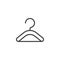 Coat hanger line icon