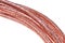 Coaxial cables braided copper