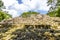 Coba Maya Ruins pyramids and ball game tropical jungle Mexico