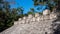 Coba: Mayan sport/games arena made of stones