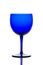 Cobalt blue drinking glass