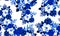 Cobalt Seamless Exotic. Blue Pattern Illustration. Indigo Tropical Botanical. White Floral Foliage. Navy Flora Textile.