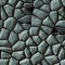 Cobble stones irregular mosaic pattern seamless background - pavement dark gray colored