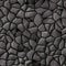 Cobble stones irregular mosaic pattern seamless background - pavement dark grey natural colored