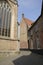 Cobbled alley  in Brugge