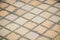 Cobbled floor.Detail of a cobbled road.cobblestone pavement or stone pavement texture, abstract background