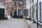 Cobbled street in brugges, belgium