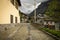 A cobbled street in Hone town