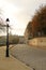 Cobbled street in Nantes Pays de la Loire, France