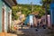 Cobbled street in Trinidad