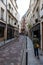 The cobbled streets in Paris