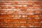 Cobbles of red brick as an abstract background