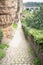 Cobblestone path in Luxembourg\'s Grund Valley