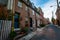 Cobblestone Roads in downtown historic Harbor East/ Fells Point, Baltimore Maryland