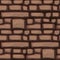 Cobblestone seamless background, colored pattern of paving stones for wallpaper.