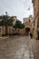 Cobblestone square in Mdina, Malta