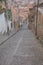 Cobblestone steps in Cusco, Peru