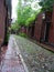 Cobblestone Street on Beacon Hill