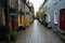 Cobblestone Street With Shops in Quartier Petit Champlain, Quebec City