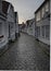 Cobblestone street in Stavanger