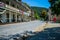 Cobblestone streets of downtown Harpers Ferry West Virginia, National Historic Site