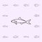 cobia icon. Fish icons universal set for web and mobile