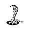 cobra animal snake glyph icon vector illustration