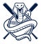 Cobra baseball sport mascot