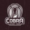 Cobra face front view emblem for sport team