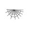Cobweb icon vector. spiderweb illustration sign. halloween symbol. spider logo.