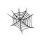 Cobweb icon vector. spiderweb illustration sign. halloween symbol. spider logo.