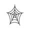 Cobweb icon vector. spiderweb illustration sign. halloween symbol. spider logo.