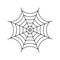 Cobweb vector illustration. Spider web symbol