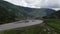 The Coca Codo Sinclair Dam is a hydroelectric dam in Ecuador. It is located on the Coca River in Napo Province aerial shot 3