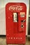 Coca-Cola old vending machine in The Baltimore Museum of Industry