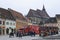 Coca Cola truck in Council Square, Brasov, Romania