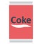 Cocacola, coke tin Isolated Color Vector Icon that can be easily modified or edit.