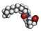 Cocamidopropyl betaine (CAPB) synthetic surfactant molecule. Used in shampoo, soap, hair conditioner, etc