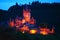 Cochem Castle at night