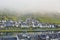 Cochem city in the morning day cover by the fog