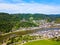 Cochem town aerial view, Germany