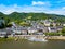 Cochem town aerial view, Germany