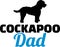 Cockapoo dad silhouette