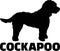 Cockapoo silhouette real word