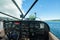 Cockpit of a floatplane