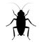 Cockroach bug icon on white background. cockroach sign. flat style. bug spray and insecticide symbol